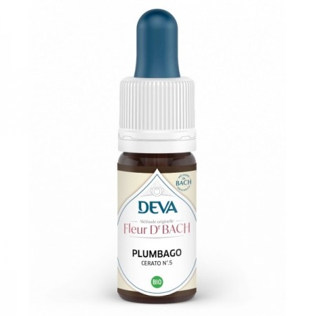 Flacon de fleur de bach "plumbago", en 15 ml