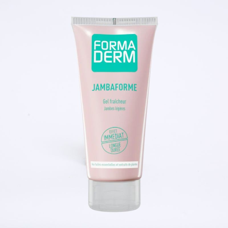 bouteille de 100 ml "jambaforme" un gel qui soulage les jambes fatigué par massage.