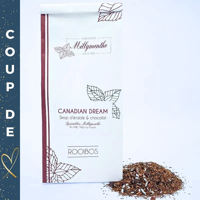 Rooibos aux saveurs de chocolat et sirop d'érable.