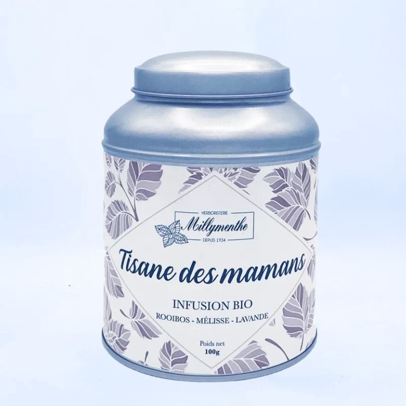 Tisane des mamans - Infusion Bio aux saveurs de Rooibos, Mélisse et lavande.