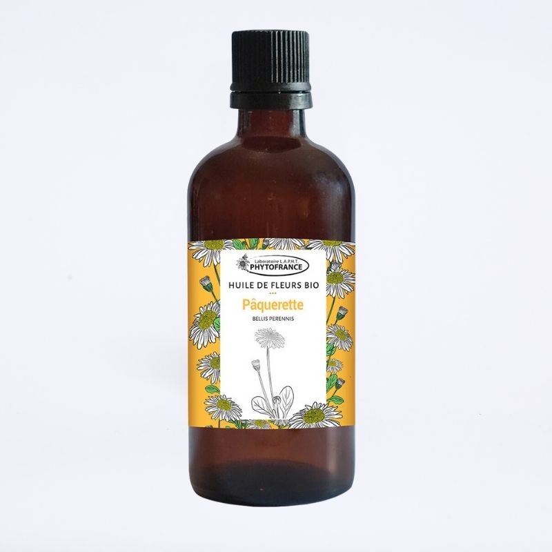 huile de fleur de paquerette en 100ml. De la marque phytofrance.