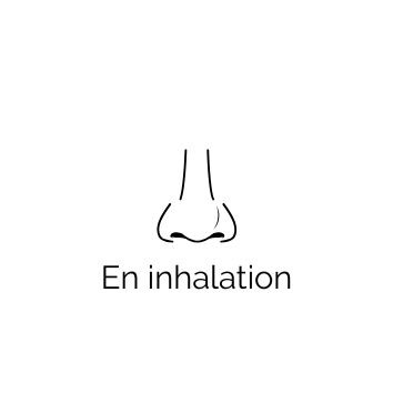 pictogramme pour la prise en inhalation