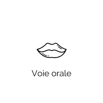 pictogramme pour la prise orale